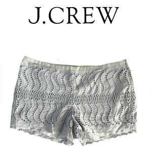 J Crew eyelet shorts